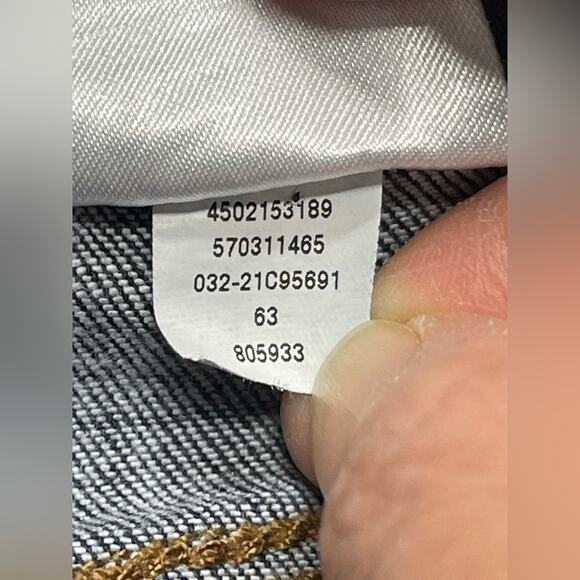 Classic Chicos pullon slim bootcut jeans sz 6R high rise dark wash stretch blue - Picture 5 of 12